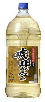 若松酒造 熟成貯蔵 麦焼酎 琥珀の恵み 25度 4000ml 4L 1本【ご注文は4本まで１個口配送可能】