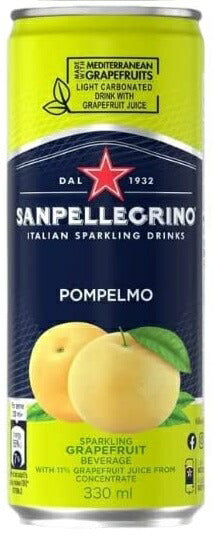 【送料無料】サンペレグリノ イタリアンスパークリングドリンクモンペルンノ (グレープフルーツ) 330ml×2ケース/48本
