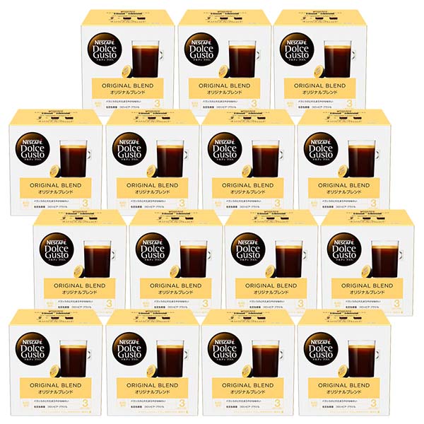ネスカフェ ドルチェグスト 専用カプセル オリジナルブレンド×15箱【3~4営業日以内に出荷】【送料無料】ネスレ ネスカフェ コーヒー ホットコーヒー