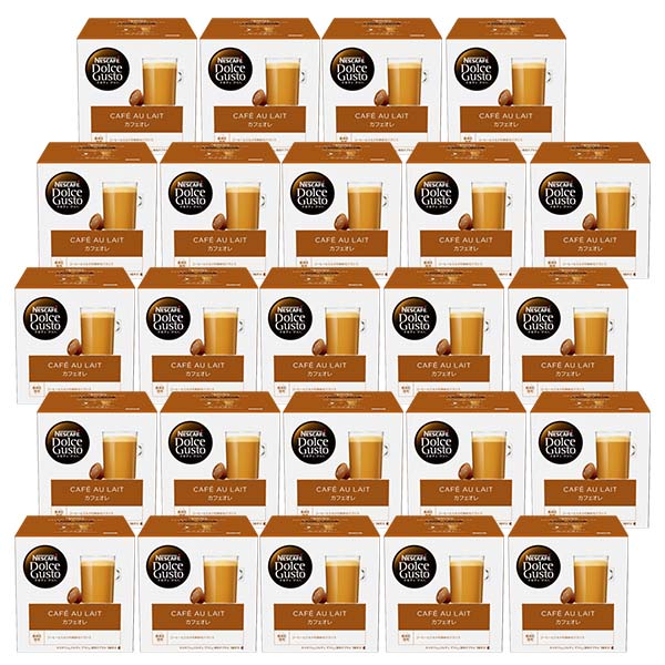 ネスカフェ ドルチェグスト 専用カプセル カフェオレ×24箱【3~4営業日以内に出荷】【送料無料】ネスレ ネスカフェ コーヒー ホットコーヒー