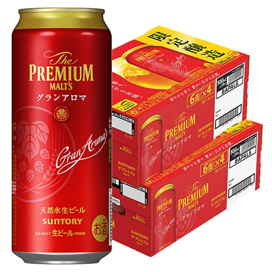 20〜25日は全品P3倍&先着200円OFFクーポン取得可   【送料無料】 ザ・プレミアム・モルツ グランアロマ 500ml×48本 【北海道・沖縄県・東北・四国・九州地方は必ず送料がかかります】