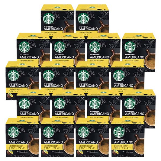 ネスカフェ ドルチェグスト 専用カプセル スターバックス ライトノートブレンド ×18箱【3~4営業日以内に出荷】【送料無料】ネスレ ネスカフェ コーヒー ホットコーヒー スタバ