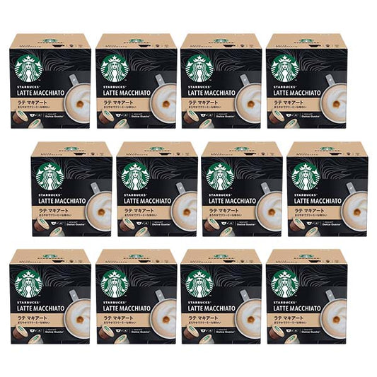 ネスカフェ ドルチェグスト 専用カプセル スターバックス ラテマキアート ×12箱【3~4営業日以内に出荷】【送料無料】ネスレ ネスカフェ コーヒー ホットコーヒー スタバ