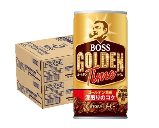 【送料無料】サントリー BOSS ボス ゴールデンタイム 185g×2ケース/60本