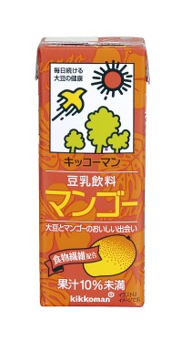【送料無料】 キッコーマン 豆乳飲料 マンゴー 200ml×4ケース/72本