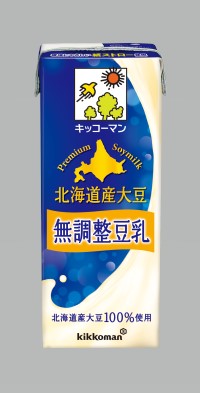 【送料無料】 キッコーマン 北海道産大豆 無調整豆乳 200ml×1ケース/18本