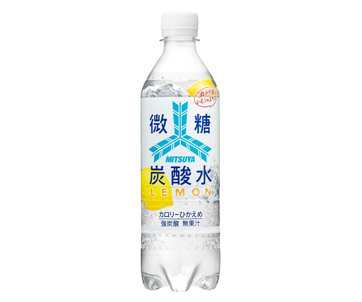 【送料無料】アサヒ飲料 三ツ矢 微糖炭酸水レモン 490ml×1ケース/24本