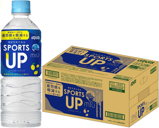 【送料無料】ダイドー ミウ スポーツアップ 550ml×24本
