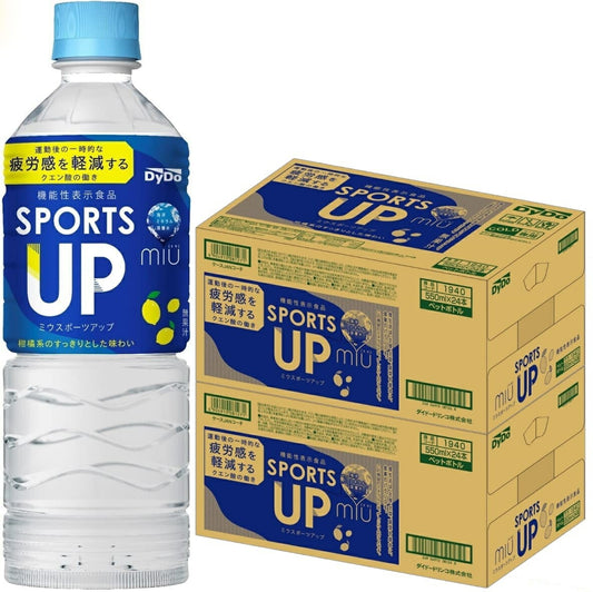 【送料無料】ダイドー ミウ スポーツアップ 550ml×48本