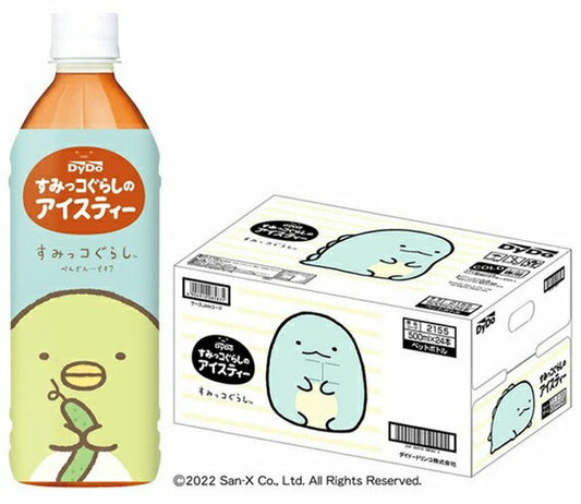 【送料無料】ダイドー すみっコぐらしのアイスティー 500ml×24本
