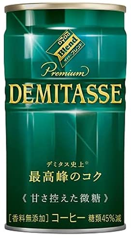 【訳あり】【キズ・へこみ有り】【送料無料】 ダイドー ブレンド プレミアム デミタス 甘さ控えた微糖 缶 150ml×30本