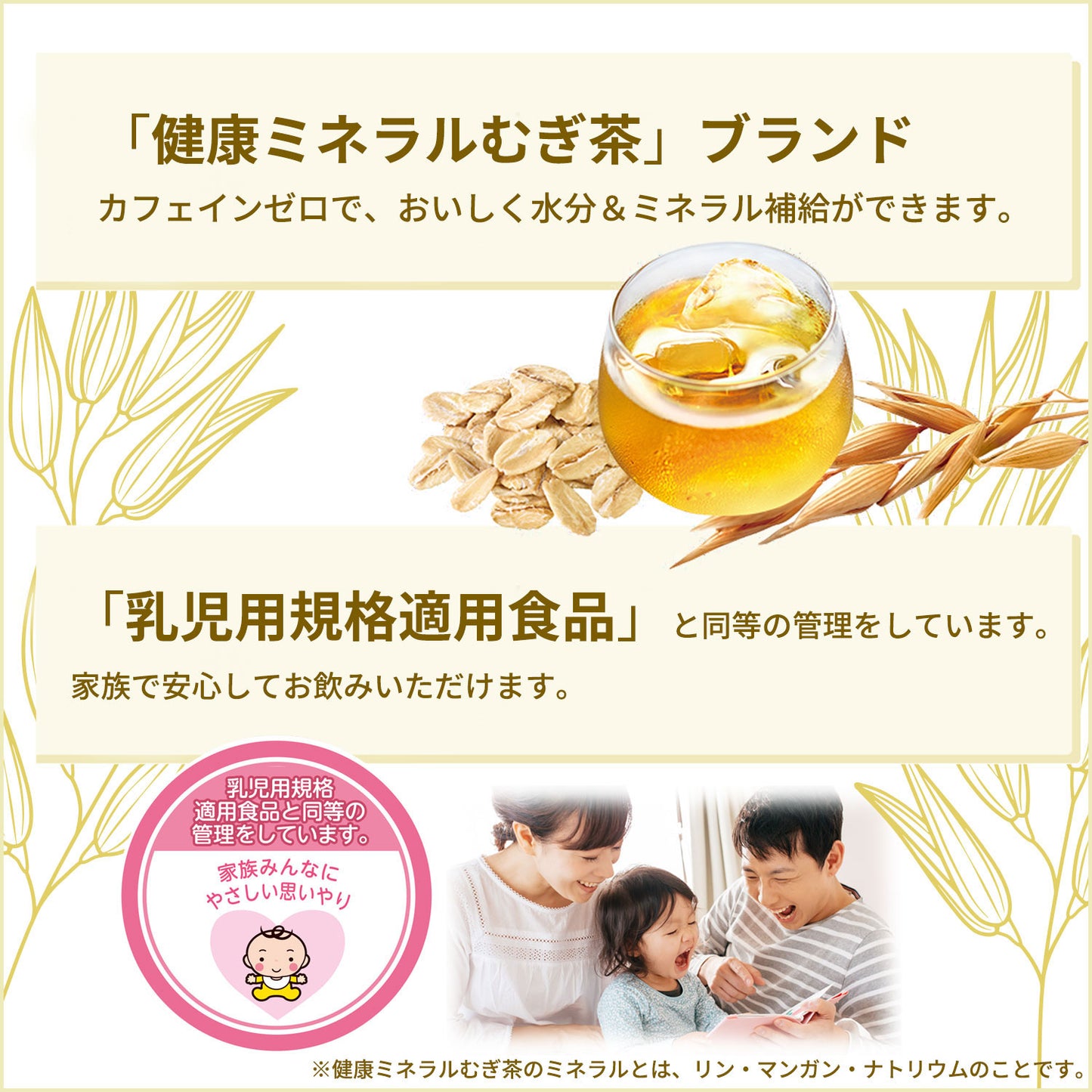 【送料無料】伊藤園 ミネラル麦茶 オーツ麦ブレンド 2L×2ケ〜ス/12本 2000ml