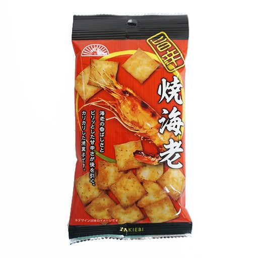 【送料無料】前田製菓 前田のクラッカー 旨辛 焼の海老 38g×20個