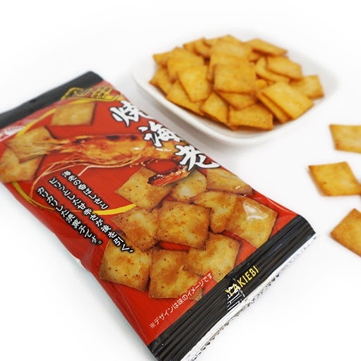 【送料無料】前田製菓 前田のクラッカー 旨辛 焼の海老 38g×40個