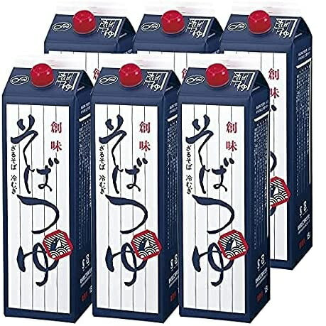 【送料無料】創味食品 そばつゆ 1800ml 1.8L×6本【北海道・沖縄県・東北・四国・九州地方は必ず送料がかかります】