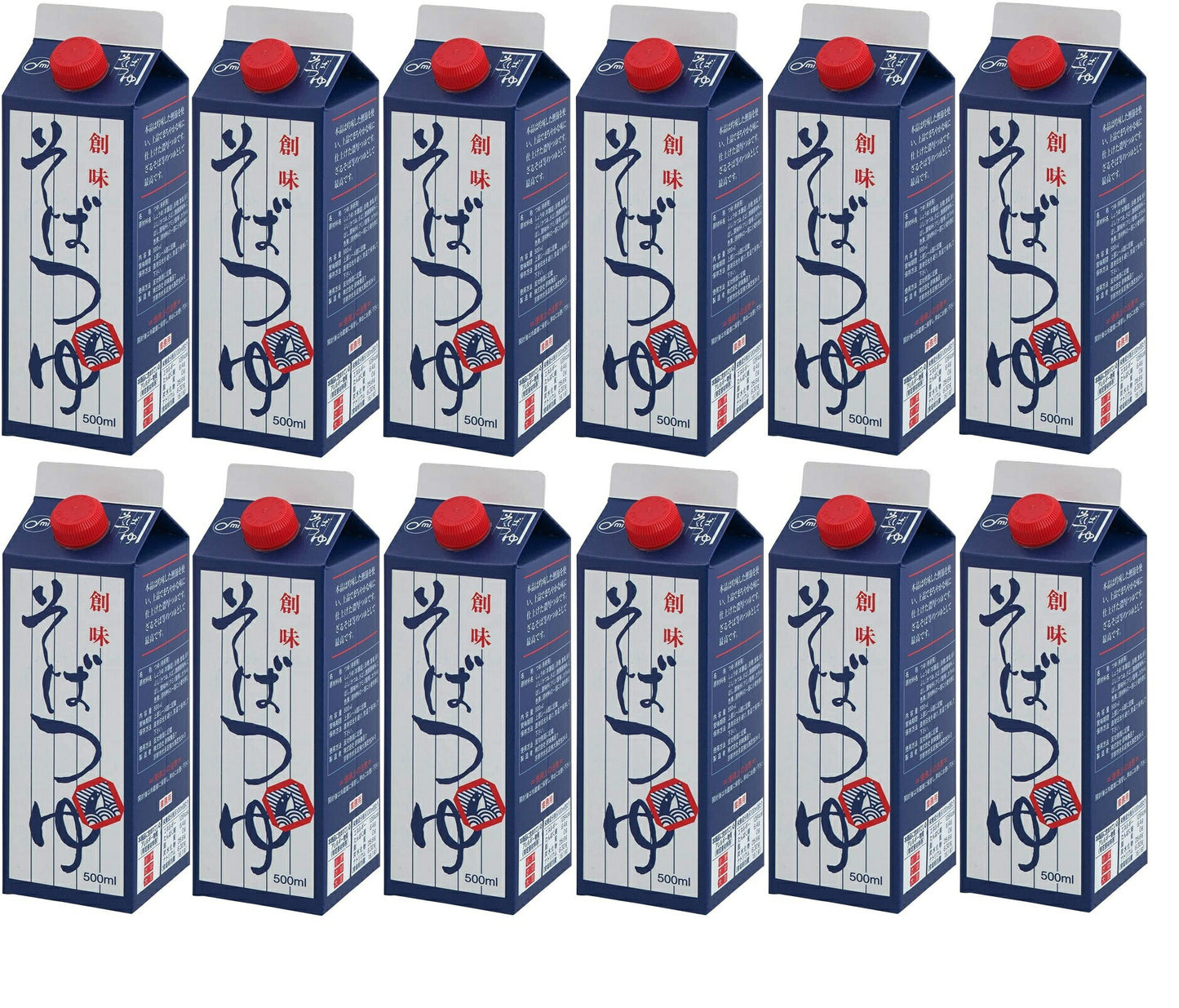 【送料無料】創味食品 そばつゆ 500ml×12本【北海道・沖縄県・東北・四国・九州地方は必ず送料がかかります】