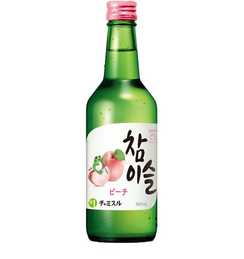 眞露 JINRO チャミスル ピーチ 360ml 1本【ご注文は20本まで1個口配送可能】