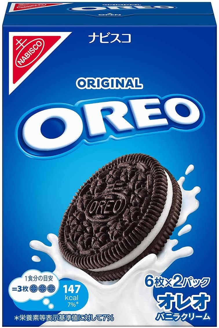 【送料無料】モンデリーズ オレオ バニラクリーム 12枚入×24個OREO