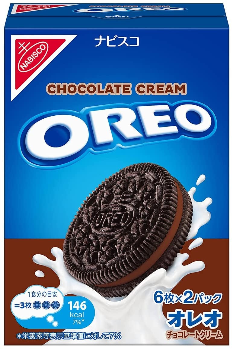 【送料無料】モンデリーズ オレオ チョコレートクリーム 12枚入×24個OREO