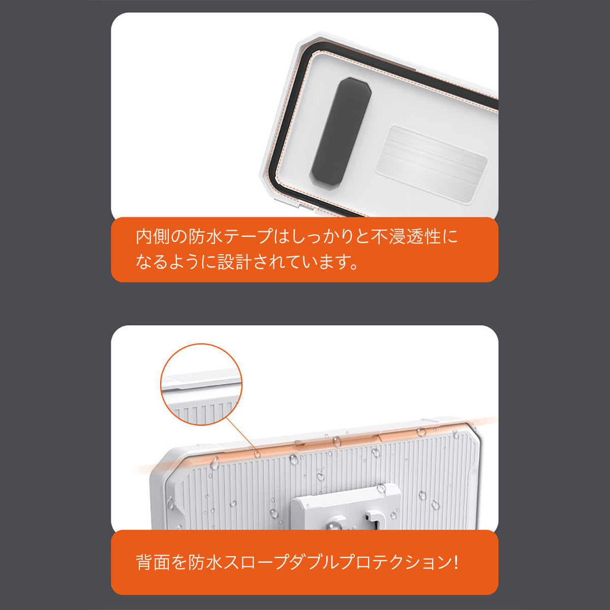 防水スマホケース 壁掛けタイプ