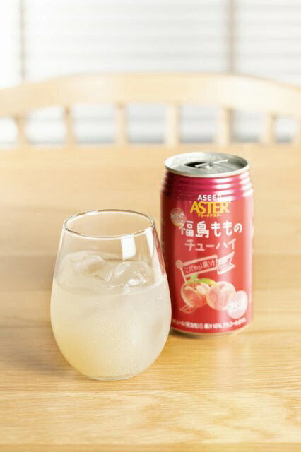 【訳あり】【キズ・へこみ有り】【送料無料】アシード アスター 福島もも チューハイ 350ml×1ケース/24本【本州(一部地域を除く)は送料無料】