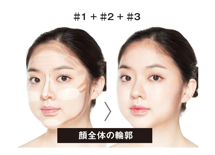 【ネコポス速達便】#3 NATURAL ETUDE HOUSE エチュードハウス 新作！ プレイ101スティック 輪郭 デュオ リターンズ PLAY101STICK 立体メイク 輪郭メイク ファンデーション シェーディング コンシーラー 韓国コスメ