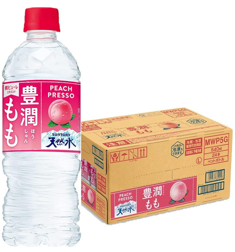 【送料無料】サントリー 豊潤もも＆天然水 (冷凍兼用)  540ml×1ケース/24本