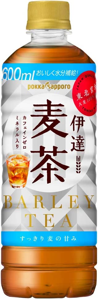 【送料無料】ポッカサッポロ 伊達麦茶 600ml×24入/1ケース sapporo 熱中症対策