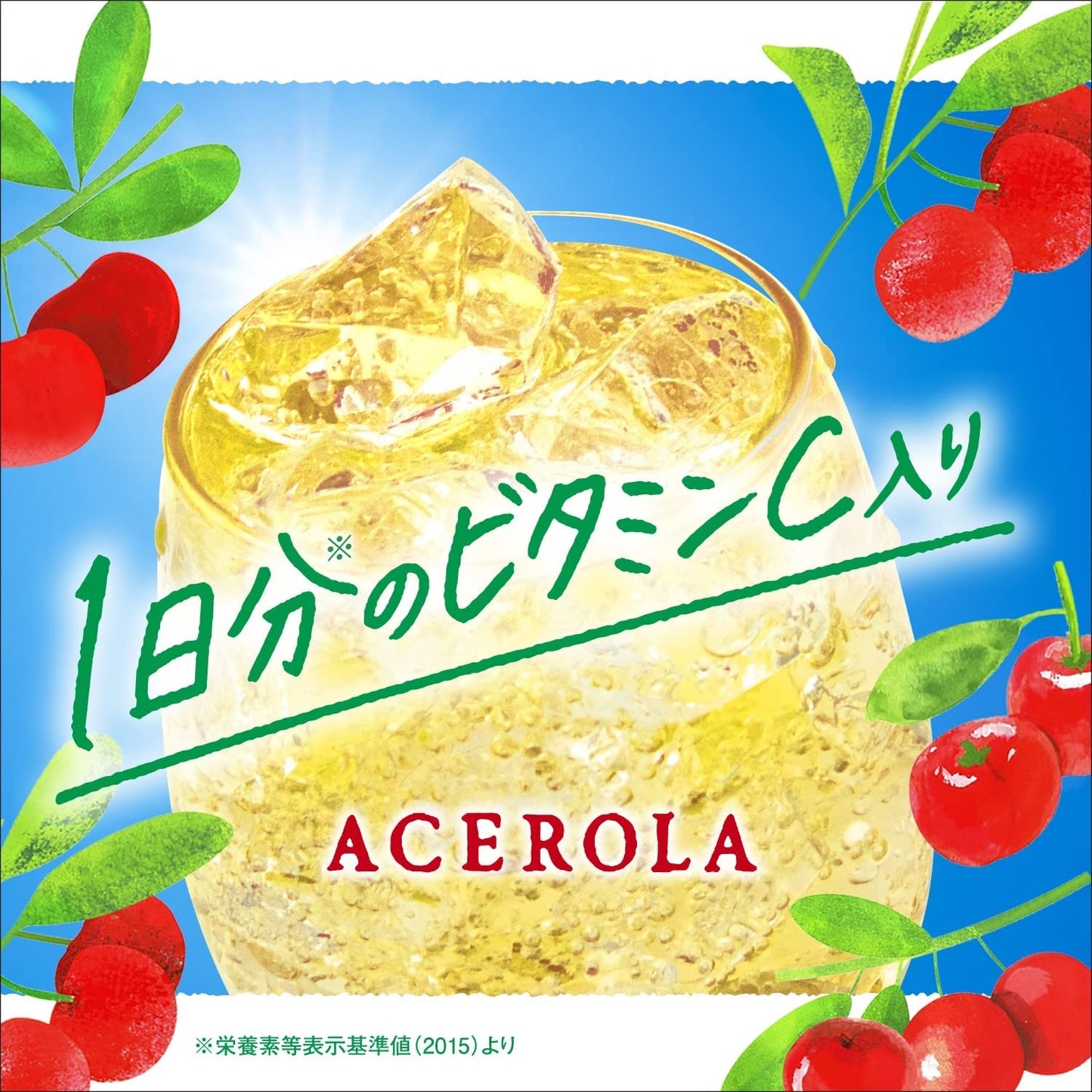 【送料無料】アサヒ飲料 三ツ矢 キュッ！と アセロラ 500ml×2ケース/48本