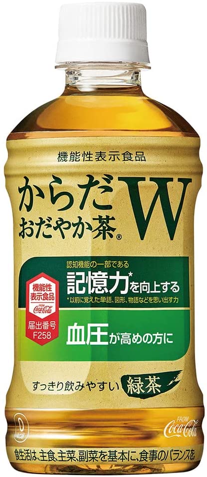 【訳あり】【ケース破損品】【送料無料】 コカ・コーラ からだおだやか茶W 350mlPET ×24本 機能性表示食品