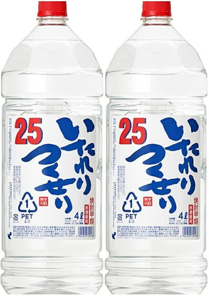 【送料無料】キング醸造 いたれりつくせり 25度 4000ml 4L×2本【本州(一部地域を除く)は送料無料】
