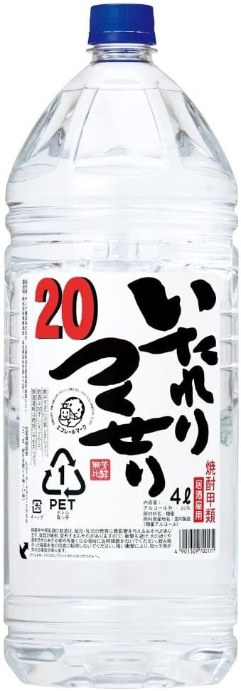【送料無料】キング醸造 いたれりつくせり 20度 4000ml 4L×4本【本州(一部地域を除く)は送料無料】