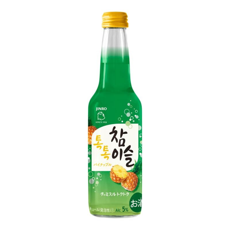 【送料無料】眞露 JINRO チャミスル トクトク パイナップル 275ml×1ケース/24本【北海道・沖縄県・東北・四国・九州地方は必ず送料がかかります】