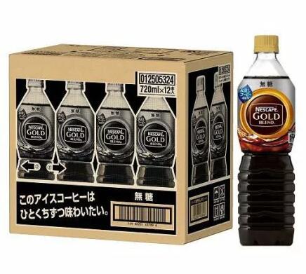 【送料無料】 ネスカフェ ゴールドブレンド ボトルコーヒー 無糖 720ml×1ケース/12本入【ネスカフェ(NESCAFE)】