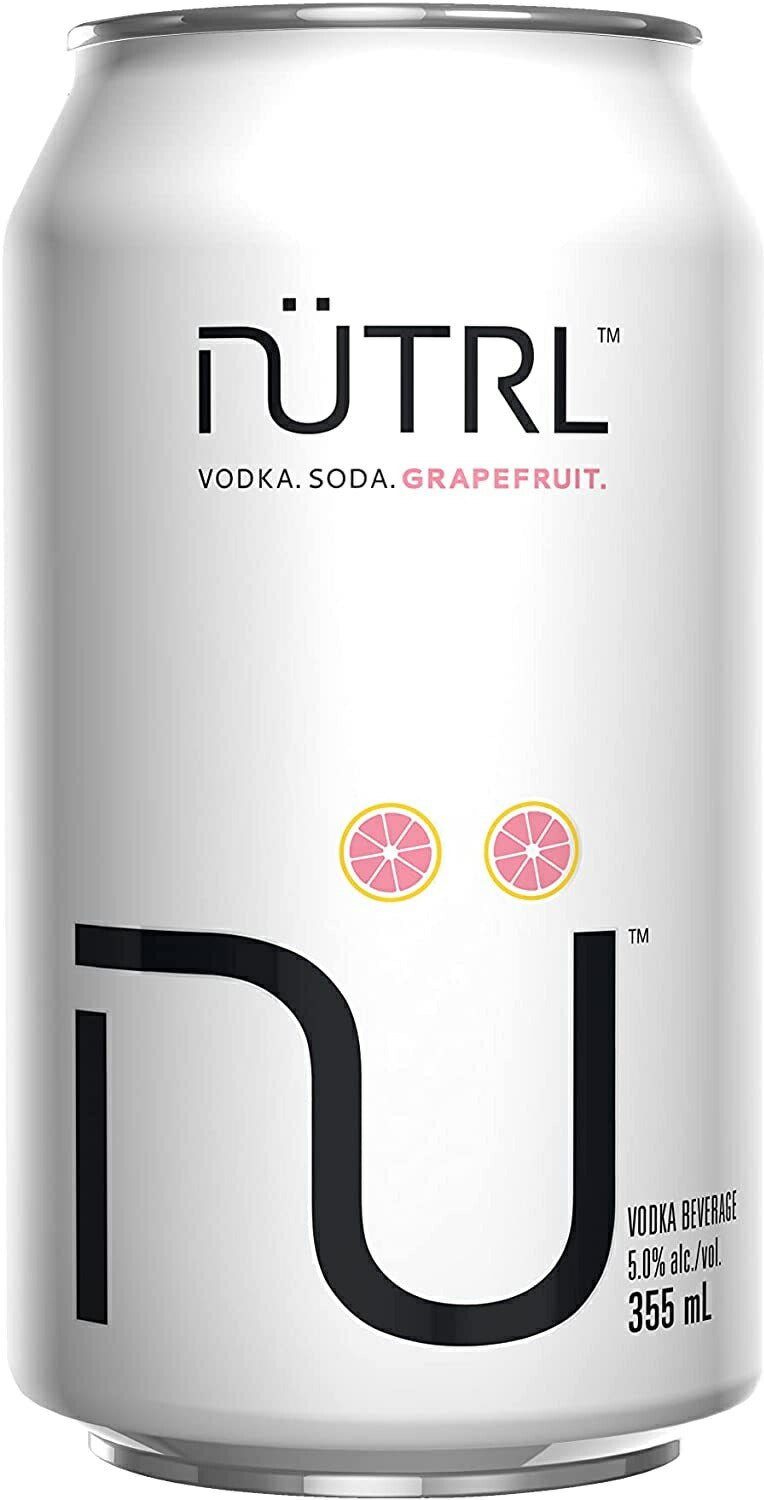 【送料無料】ハードセルツァー アンハイザー・ブッシュ・インベブ NUTRL ニュートラ グレープフルーツ 355ml×1ケース/24本【北海道・沖縄県・東北・四国・九州地方は必ず送料がかかります】