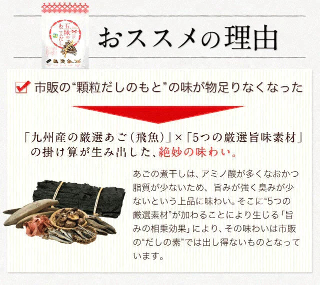 【超得ハイパーSALE】あご入り 五縁 だし 出汁パック だしパック 九州産  粉末 240g(8g×30袋)  そうめん 素麺 ダシ つゆ 九州産 あごだし だしの素 出汁 粉末 出し 送料無料 煮干し 昆布3-7営業以内に出荷予定(土日祝日除く)