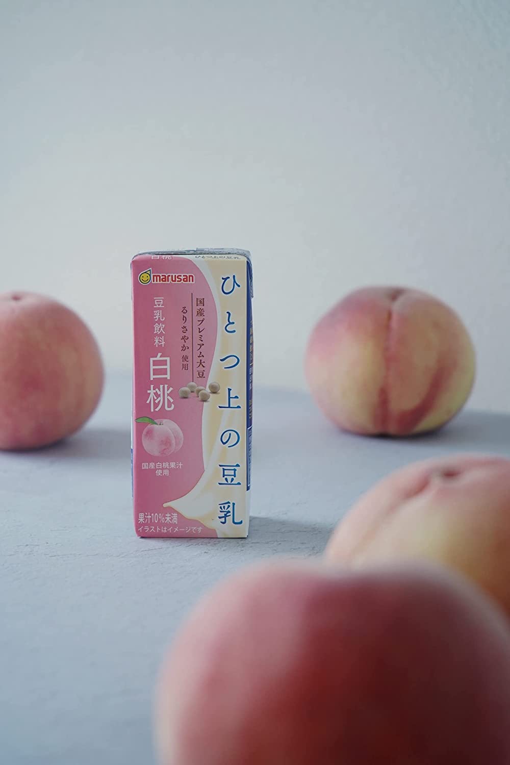 【送料無料】マルサンアイ ひとつ上の豆乳 豆乳飲料白桃 パック 200ml×1ケース/24本