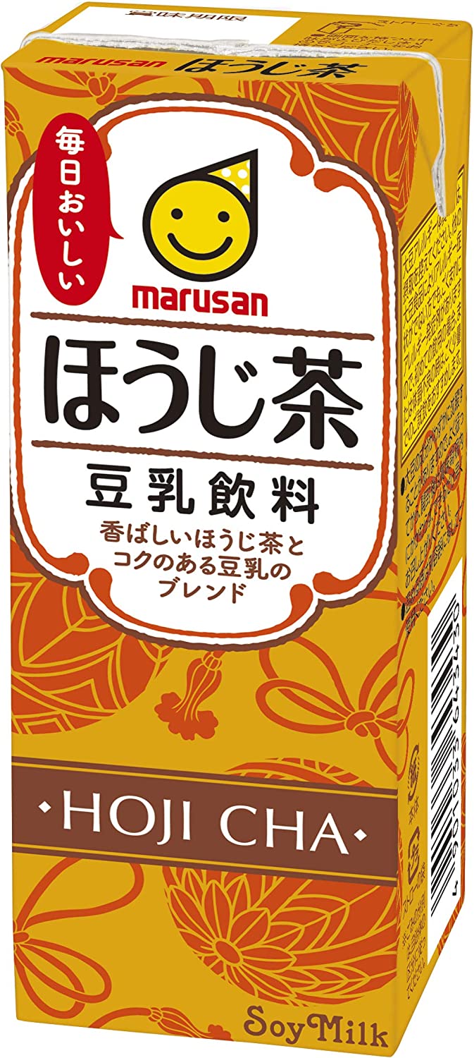 【送料無料】マルサンアイ 豆乳飲料 ほうじ茶 パック 200ml×4ケース/96本