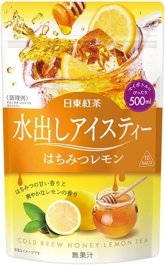 【送料無料】日東紅茶 水出しアイスティー はちみつレモン 10袋入×12個