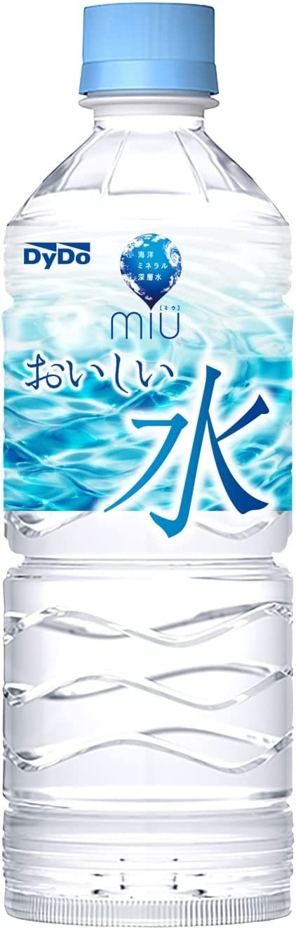 【送料無料】DyDo ダイドー ミウ おいしい水 550ml×1ケース/24本
