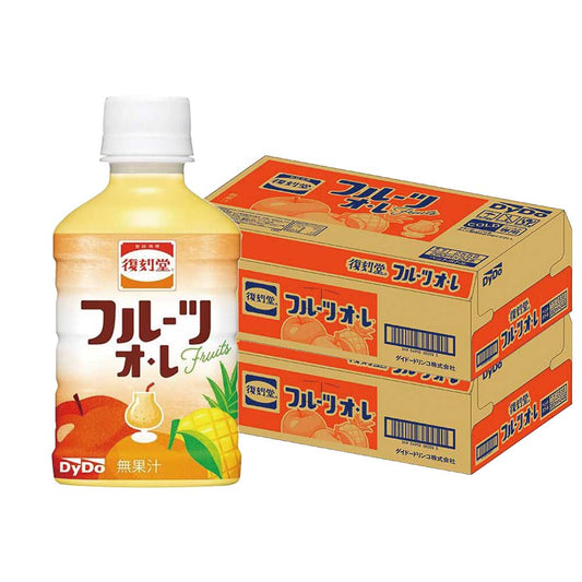 【予約】2023/02/17発売商品【送料無料】DyDo 復刻堂 フルーツ オ･レ 280ml×2ケース/48本