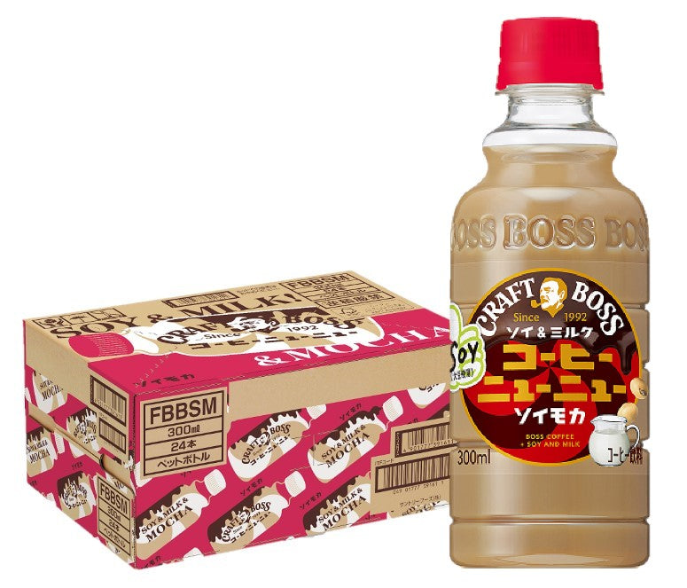 【送料無料】サントリー クラフトボス コーヒーニューニュー ソイモカ 300ml×1ケース/24本