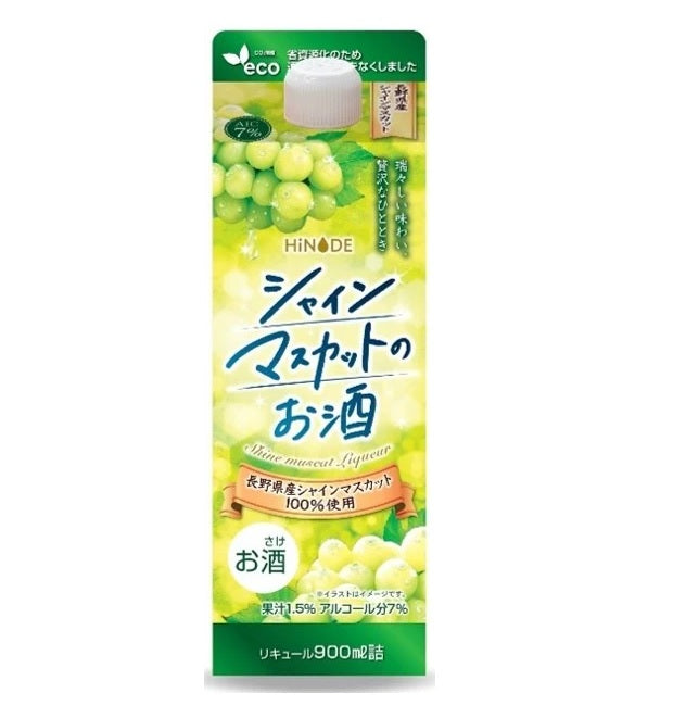 【送料無料】キング醸造 HiNODE シャインマスカットのお酒 900ml×24本 【本州(一部地域を除く)は送料無料】