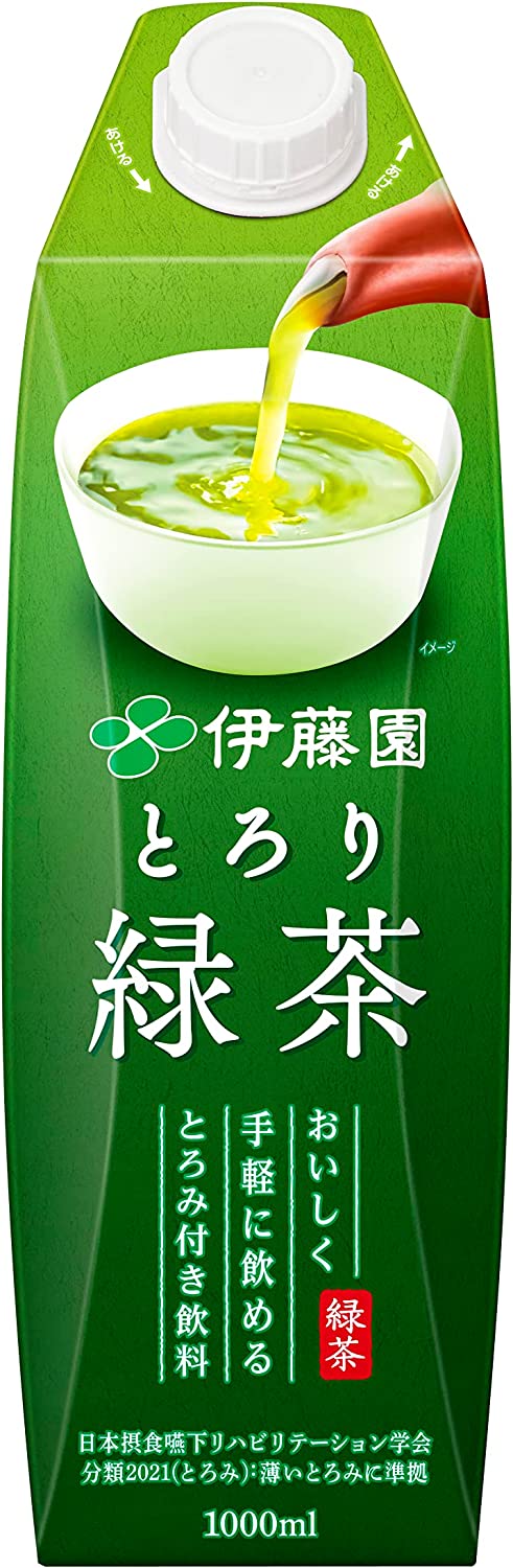 【送料無料】伊藤園 とろり緑茶 紙パック 1000ml 1L×6本