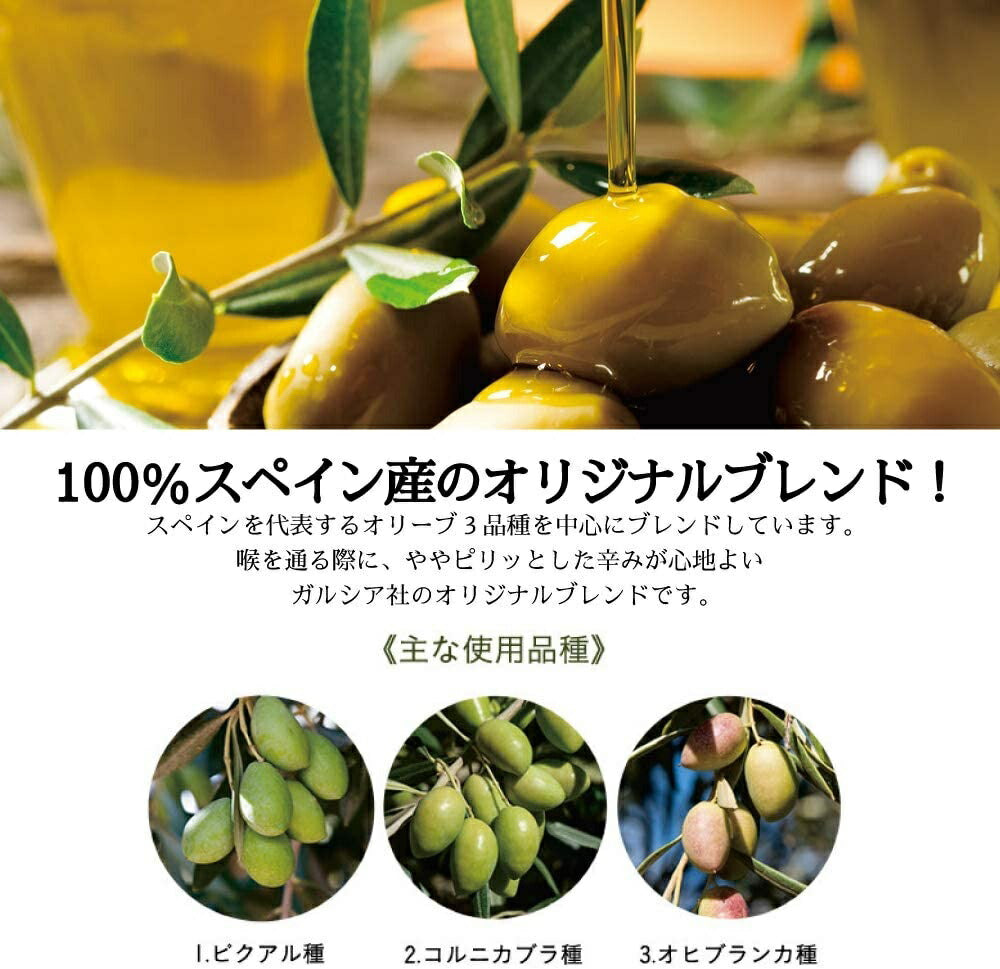 【送料無料】富永貿易 ガルシア エクストラバージンオリーブオイル ペット 1000ml 1L ×15本