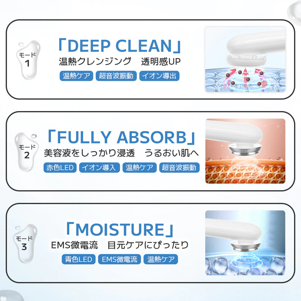 Sarlisi 美顔器 サーリシ 超音波美顔器 リフトアップ ems ほうれい線 たるみ シミ イオン導入 スキンケア 導出 引き締め ホームエステ【ゲリラセール】