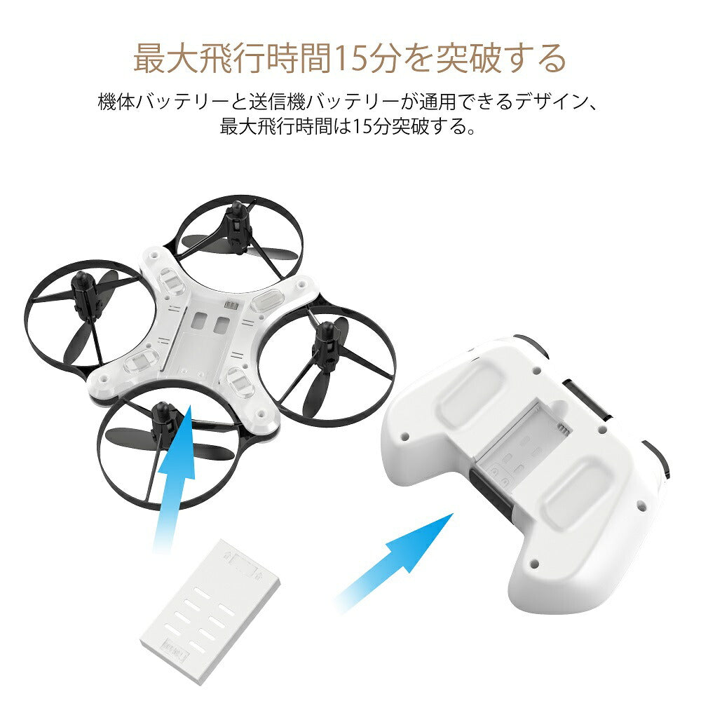 Holy Stone ドローン カメラ付き 小型 子供 大人 室内 初心者 100g未満 アーム可変式 生中継 スマホ操作でき ヘッドレスモード 高度維持機能 モード1/2自由転換可 ラッピング対応不可 国内認証済み HS220
