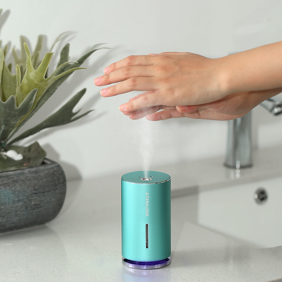 【グリーン】オートアルコール ナノミスト  非接触型  150ml 小型ディスペンサー