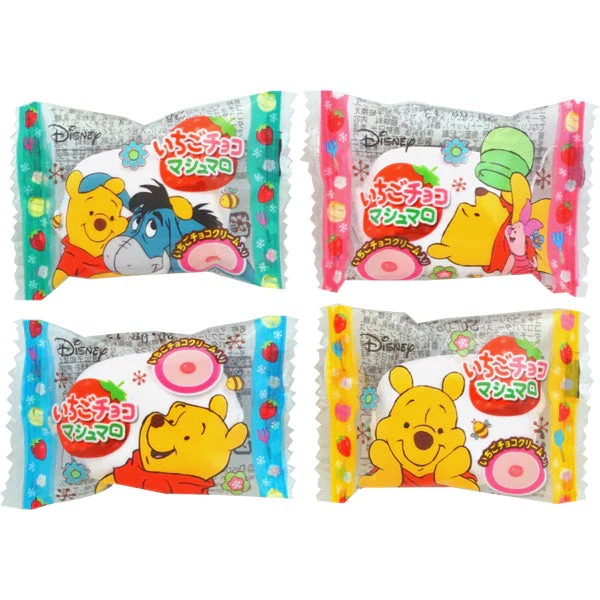 エイワ くまのプーさん いちごチョコ マシュマロ 30個 駄菓子 お菓子 スイーツ いちご チョコレート チョコ　※
