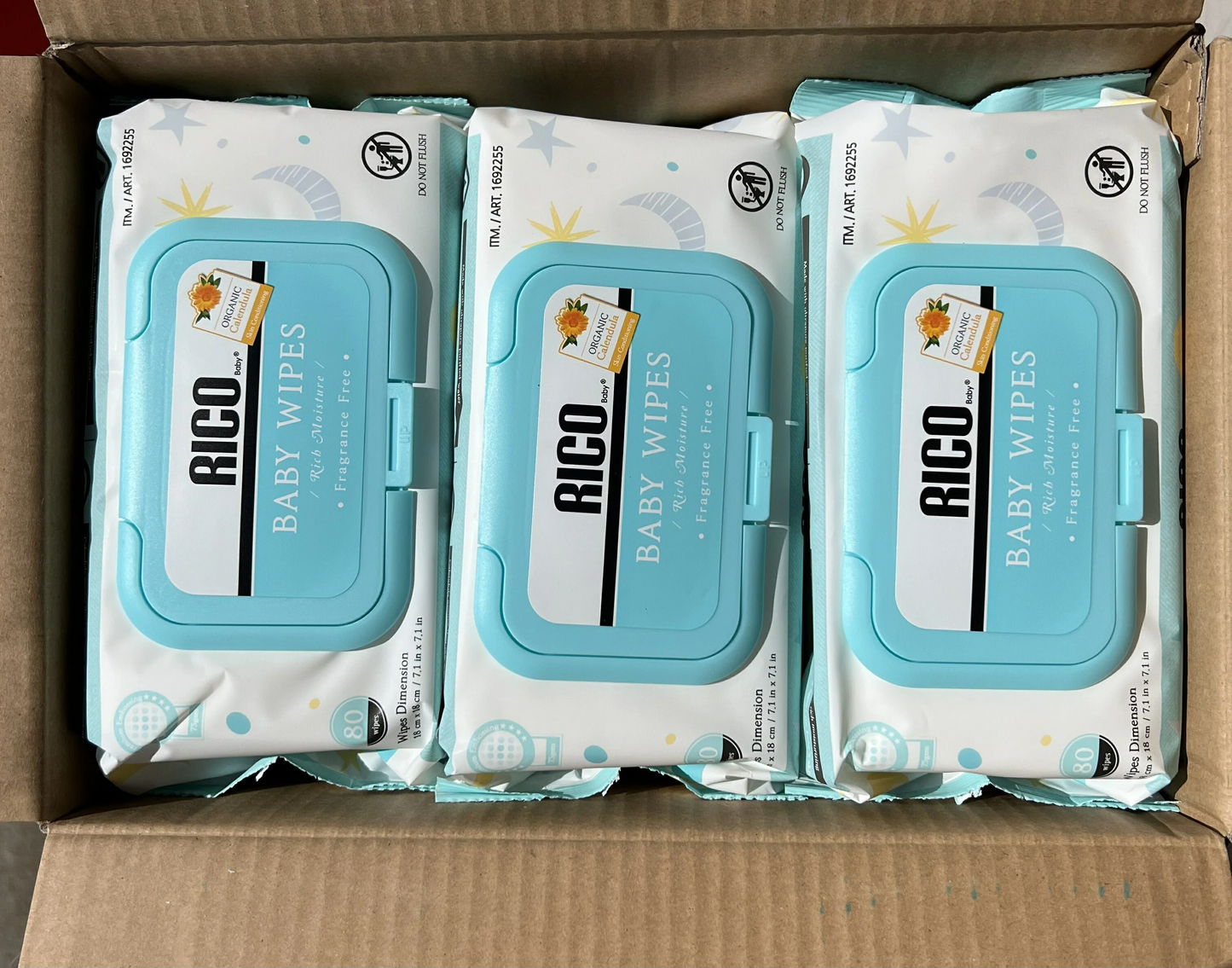 RICO＊大人気/最新版＊ 【Newおしりふき】RICO リコ　おしりふき　ベビーワイプ　720枚  80枚×9パック　【KS KIRKLAND SIGNATURE BABY WIPE(OUTER)】【コストコ通販】カークランド 送料無料